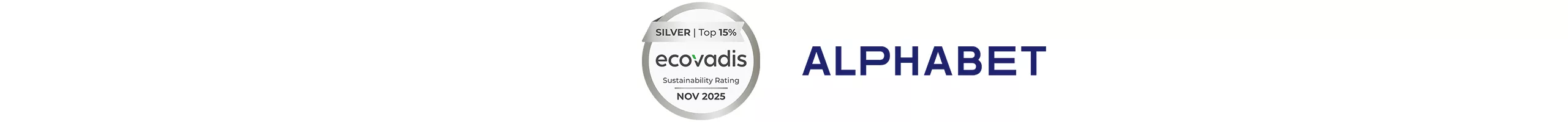 Ecovadis und Alphabet Logo